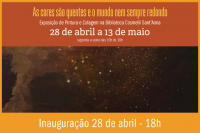 Exposição de pintura e colagem